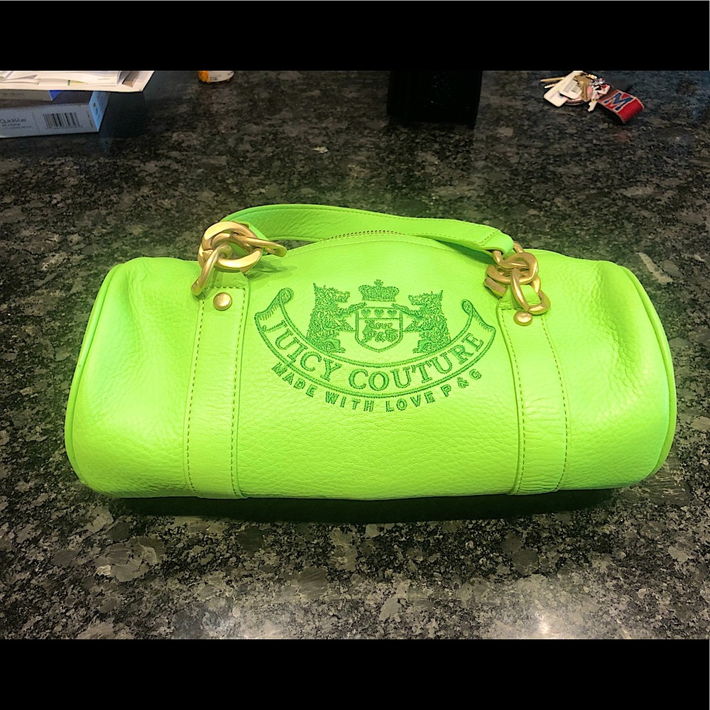 Green Juicy Couture Leather Purse